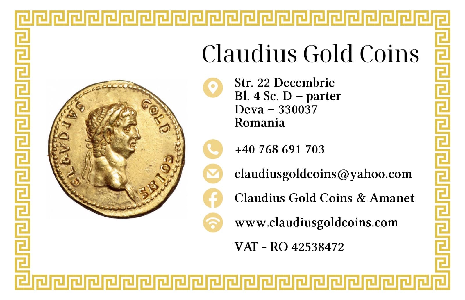 Claudius Gold Coins Carousel 1